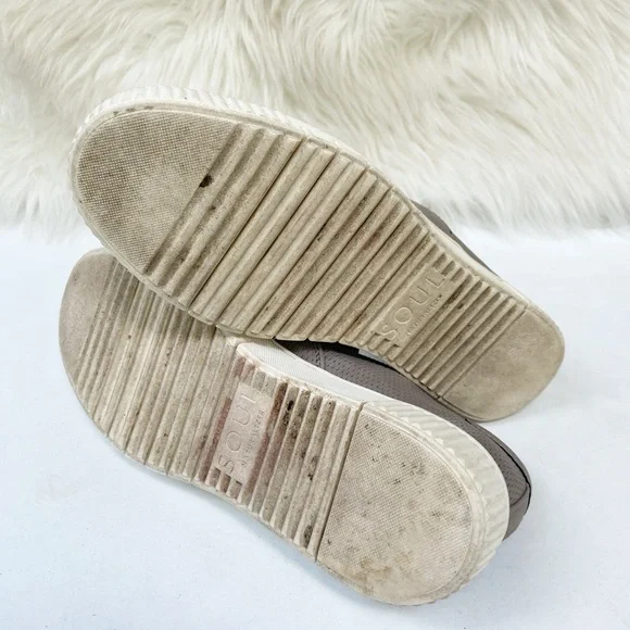 SOUL Naturalizer TIA Slip-On Sneaker Size 7.5W Mushroom Synthetic Size 7.5W - Picture 10 of 12